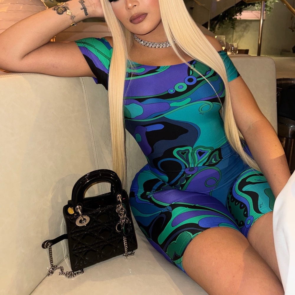 Emilio Pucci Graphic Print Jumpsuit - Picture 5 of 5